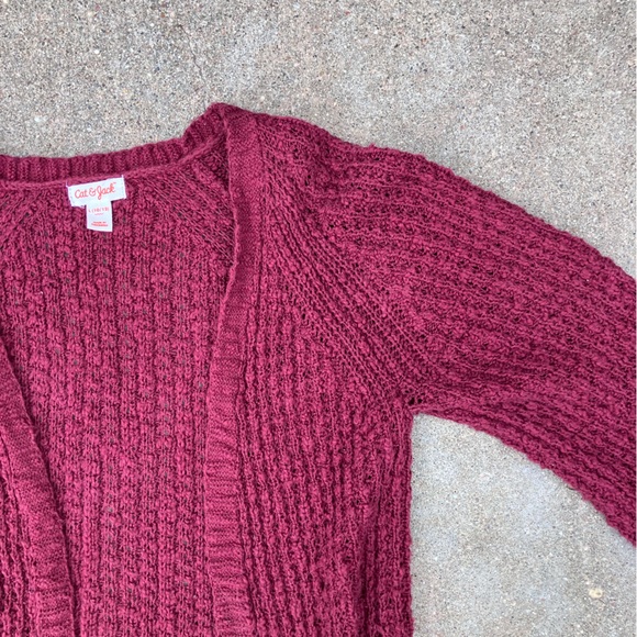 Kids cardigan from target with a super cute fit. Size L maroon. Good for fall! - Picture 4 of 6
